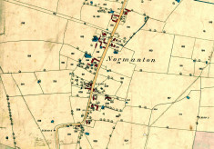 Map of Normanton, 1884, Ordnance Survey