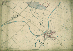 Detailed map of Redmile, 1884, Ordnance Survey