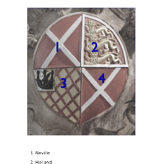 2nd Countess key page Key to the heraldry on the shield of the 2nd Countess | Neil Fortey