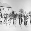 Late 19th Century bicyclists at The Cross Bottesford (3)