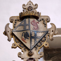 Shield of Isabel, the 3rd Countess of Rutland (Holcroft of Vale Royal).