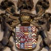 Heraldic shield of Roger Manners, 5th Earl of Rutland