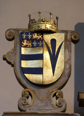 Shield in which the Manners arms are combined with those of the Sidney family (right, as we see it) | Neil Fortey