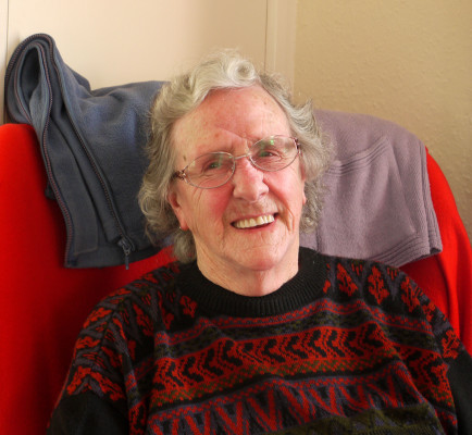 A portrait of Betty at her apartment in the Warwick Flats, Bottesford | Neil Fortey