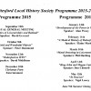 Bottesford History Society 2015 - 2016