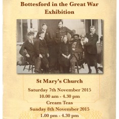 Exhibition Nov2015 Bottesford in the Great War Exhibition Poster 7-8th November 2015 | BCHG