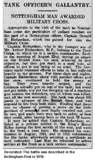 Incredible bravery of WWI tank crew. Incredible bravery of WWI tank crew who survived 72 hours being bombarded by both Germans and their own side. Daily Mail Online. | Daily Mail online