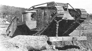 Mark IV Tank with unditching beam, 1917 British Mark IV Tank | Wikipedia
