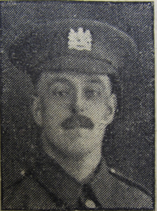 Mathews JW Joseph William Matthews, Pte., 2/8th Worcestershire Regiment | Courtesy of the Grantham Journal