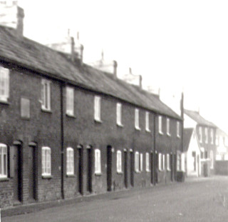 Butcher's Row, formerly Jackson's Row, Bottesford High St. looking westwards. | From the collection of the late Mrs Dorothy Beedham