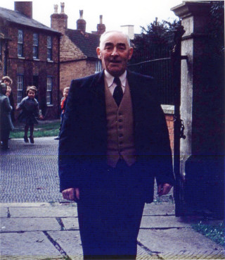Major Walter Cox, pictured by Fleming's Bridge, Bottesford, c.1950. | Private collection of Mrs Ada Bond