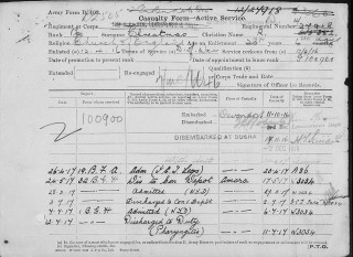 Reginald Christmas service record 5 Reginald Christmas service record, 5th of 8 | The National Archive