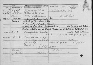 Reginald Christmas 6 Reginald Christmas service record, 6th of 8. | The National Archive