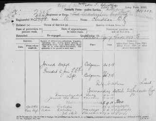 Reginald Christmas service record, 7th of 8. | The National Archive