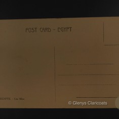 1915/1916 Reverse of postcard of Egyptian mother with children. 1915/1916 Reverse of postcard of Egyptian mother with children. | (Glenys Claricoats)