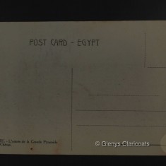 1915 / 1916 Reverse of postcard of man on camel 1915 / 1916 Reverse of postcard of man on camel | (Glenys Claricoats)