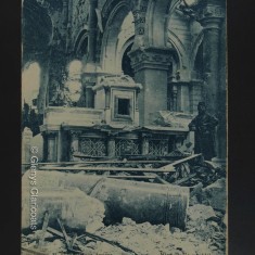 Damage inside the church, Albert, the Somme Damage inside the church, Albert, the Somme | (Glenys Claricoats)