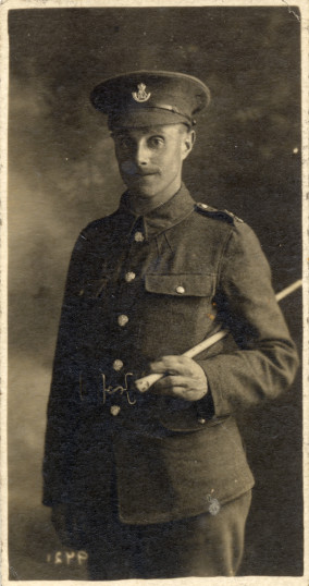 Sutton enlisting picture March 1916 Enlistment photograph of Private Philip Sutton, March 1916. | From a private collection