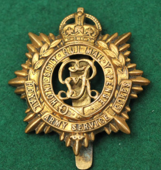 ASC cap badge WW1 Army Service Corps cap badge, WW1