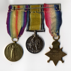 Robert Johnson Kirton W1 Service Medals - second of two images | Photo by Neil Fortey