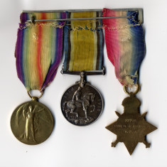 BOT242_005_TinaPerkins_medals_08 Robert Johnson Kirton W1 Service Medals - second of two images | Photo by Neil Fortey