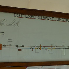 Bottesford West diagram board_02 Bottesford West signal box