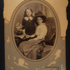 Florrie Harby with her grandmother Mary Harby | (Glenys Claricoats collection)