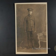 Harold Asher printed by B Graham, a photographer in Whitley Bay near Newcastle – there were various training camps nearby in WW1. | (Glenys Claricoats collection)