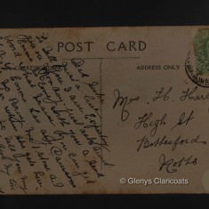 Reverse of picture of Sarah Moulds | (Glenys Claricoats)
