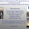 Remembering Private Edgar Hugh Holmes