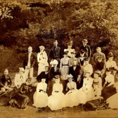 BOT017_002_3 MOW Owengroup restored_2 Owen family group, Edwardian garden party