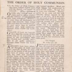 Thanksgiving and Prayer, booklet for the Treaty of Peace, July 1919 - page 2 of 4 | Bottesford Heritage Archive