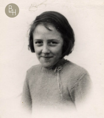 Betty Bryan as a young girl, c.1940. | Bottesford Heritage Archive; from the collection of Betty Topps