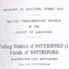 Servicemen in the 1919 Register of Electors in Bottesford and Muston