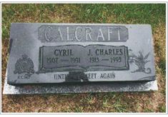 'Cal' Calcraft - A Mountie in the family