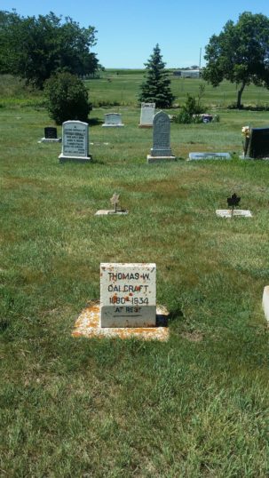 20160612_195932 Tom Calcraft's grave marker in Rosetown Cemetery | Bill Pinfold 2017