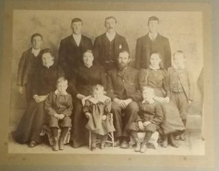 Joseph Calcraft Joseph and Ann Calcraft's family circa 1899. | Courtesy of Ruby, Shirley and Michael Calcraft