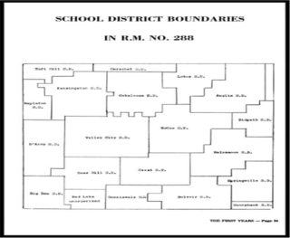 Location of Belvoir School District in RM288