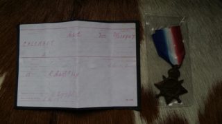 20170508_072753 Alfred Calcraft's 1914-15 Medal | B Pinfold