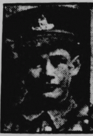 Photograph of Gunner Arthur Gale published to accompany the obituary in the Grantham Journal in November 1917. | British Newspaper Archive
