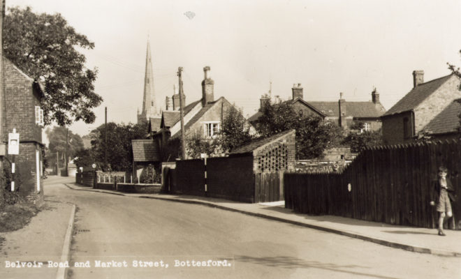 BOT025_002_Belvoir Rd Belvoir Road, postcard of north end