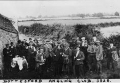 Bottesford Angling Club at Easthorpe Bridge, 1928.