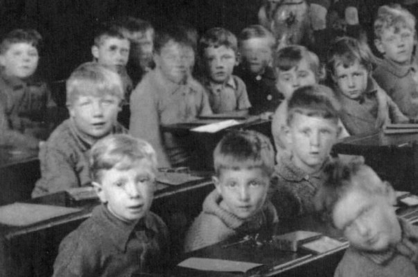 Bottesford school boys in class
