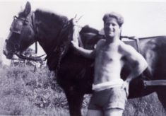 Mr Owen Cooke with horse