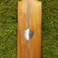 Dan Daybell's cricket bat, 1890 (four pictures)