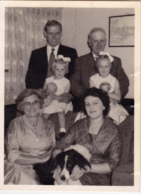 BOT035_031_02 Lovett Glover HER 1950s Guy Lovett and his family at home in Easthorpe during the 1950s | Copyright Ted Rayson, Bingham