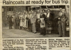 Raincoats at Ready for Bus Trip