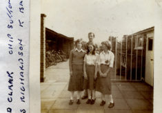 At Belvoir High School, 1978.