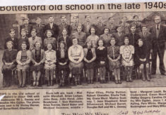Bottesford school photograph, late 1940s