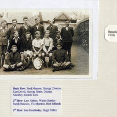 Another copy of the image from the collection of Mr Dennis Kirk of Plungar, in which all the boys are identified including Vic Marston (not Marsden) | Thanks to Dennis Kirk